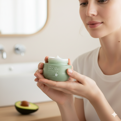 Avocado Facial Care Set – 6-Piece Gift Kit for Hydrated and Radiant Skin.