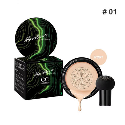 Mushroom Head Air Cushion CC Cream Natural Moisturizing Foundation Concealer Whitening Oil-Control Makeup Cosmetics BB Cream